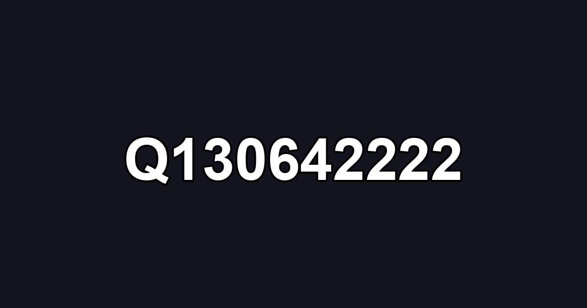 Q130642222