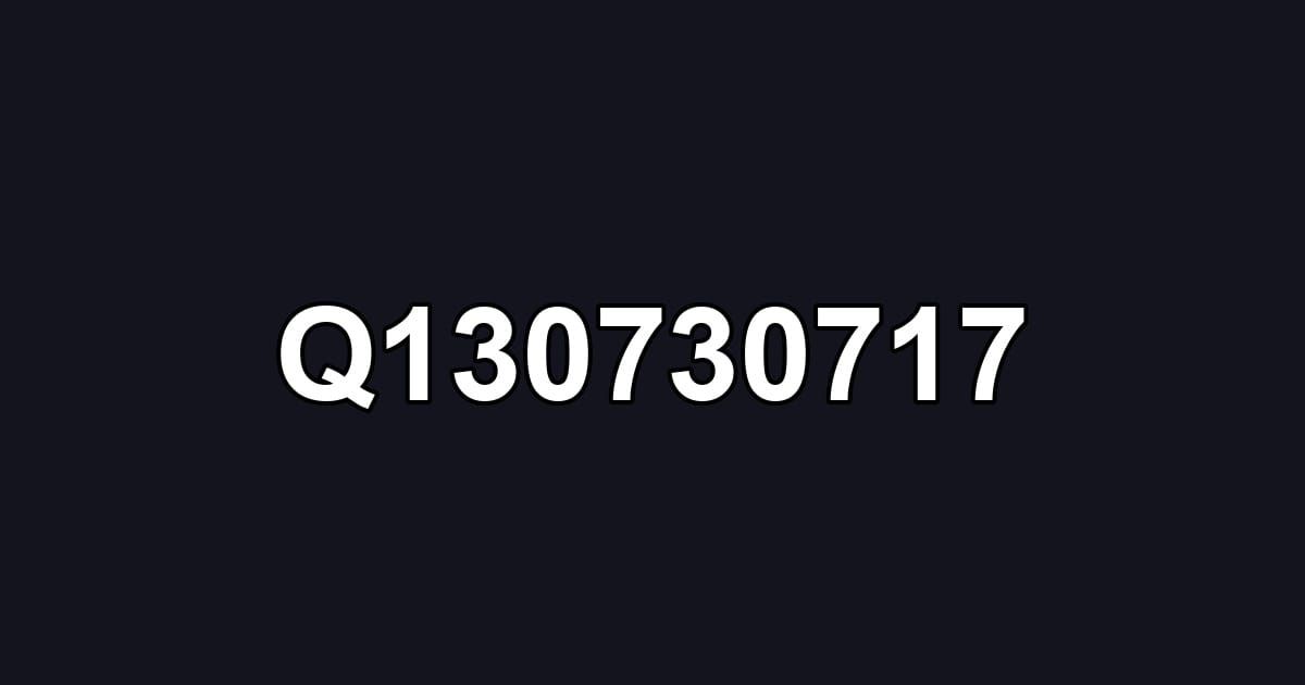 Q130730717