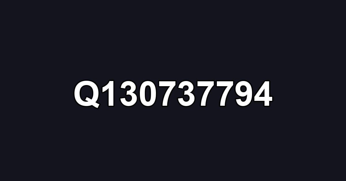 Q130737794