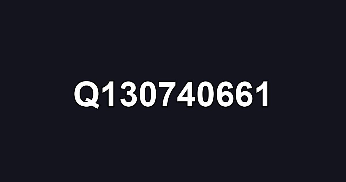 Q130740661