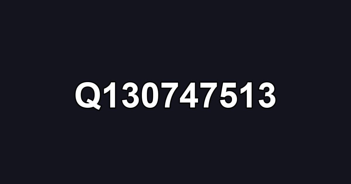 Q130747513