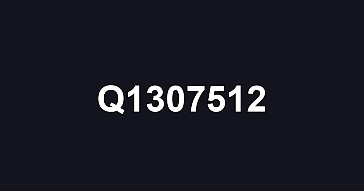 Q1307512