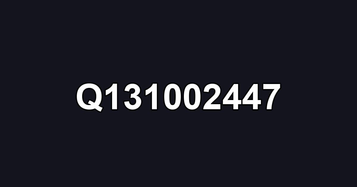 Q131002447