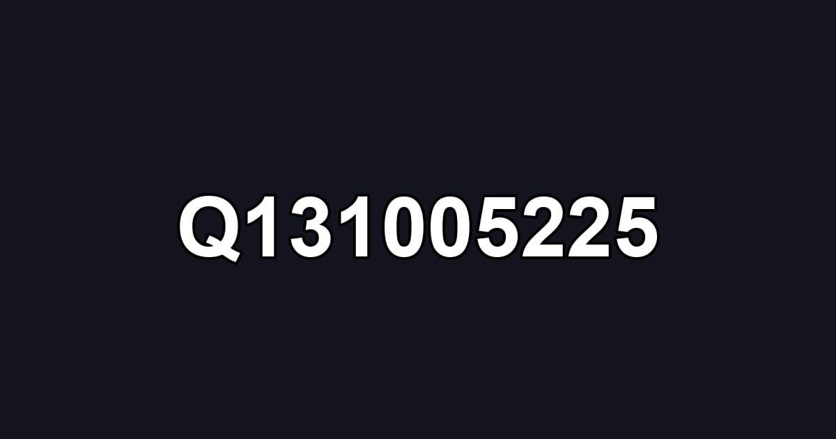 Q131005225