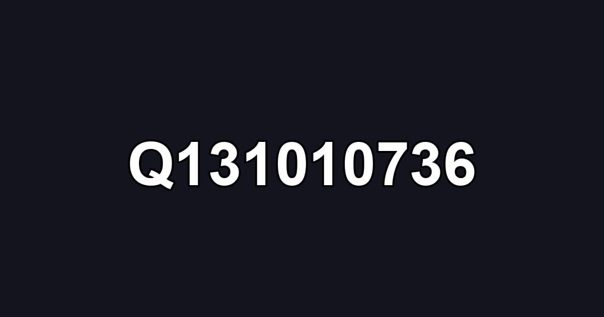 Q131010736
