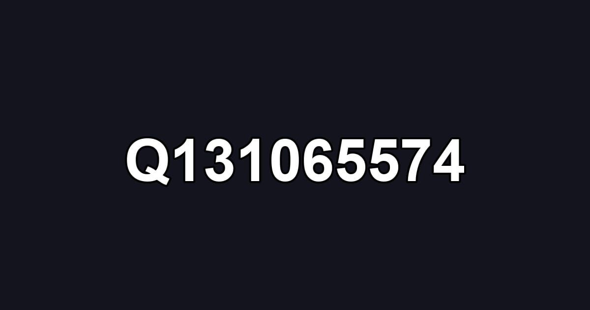 Q131065574