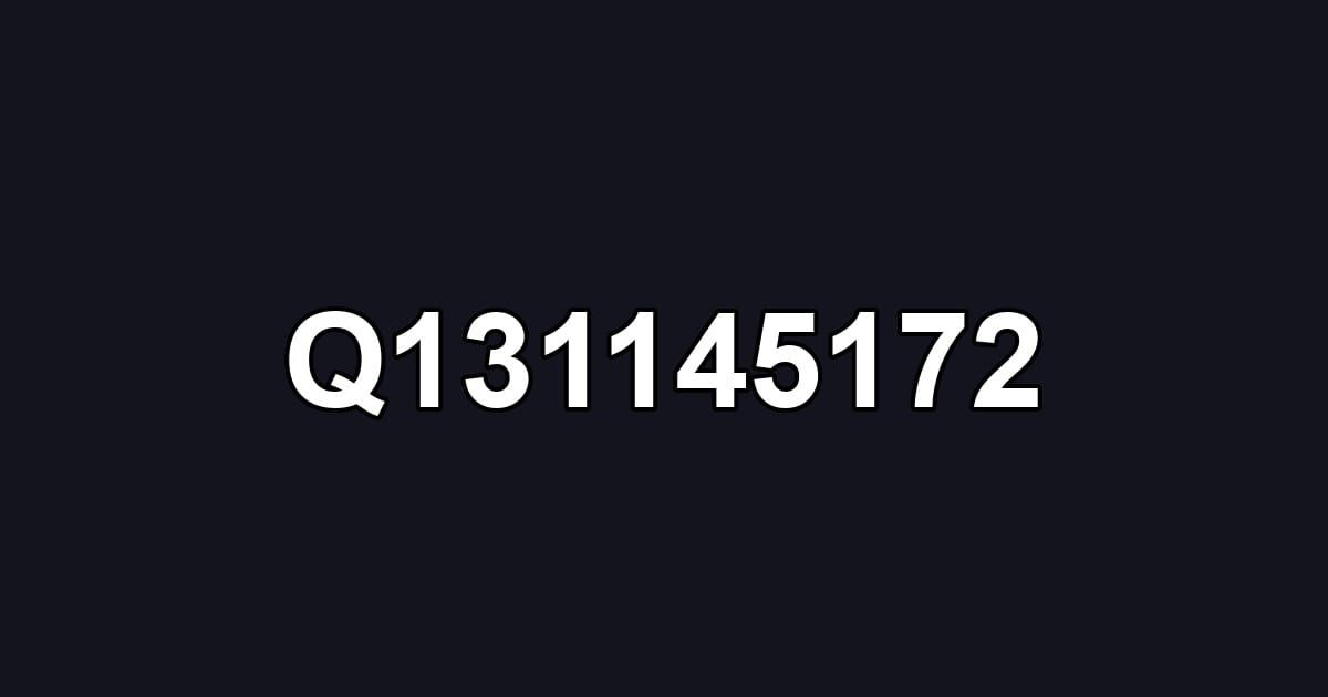 Q131145172