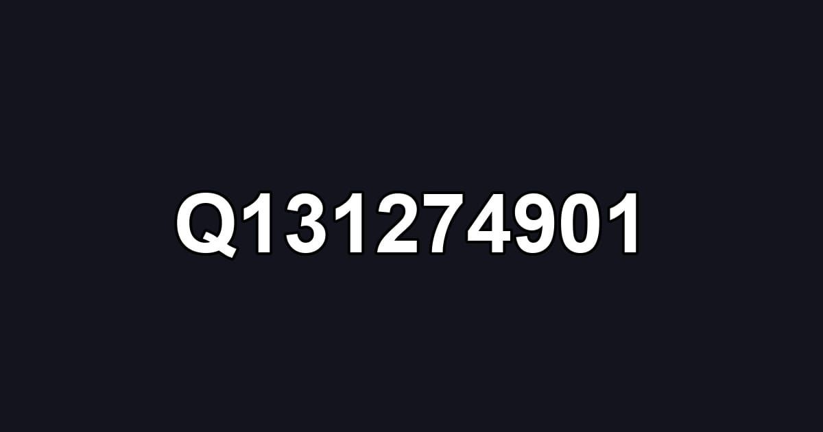 Q131274901