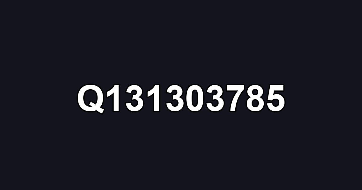 Q131303785