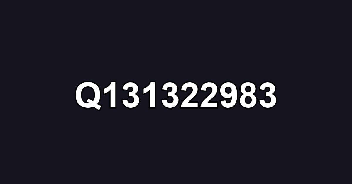 Q131322983