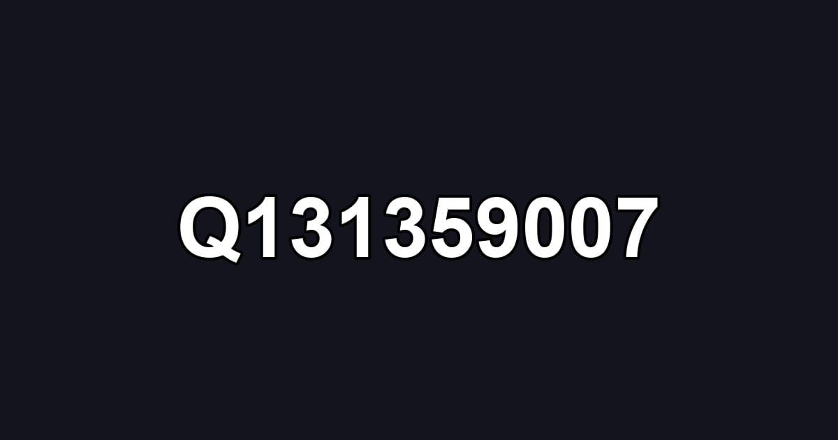 Q131359007