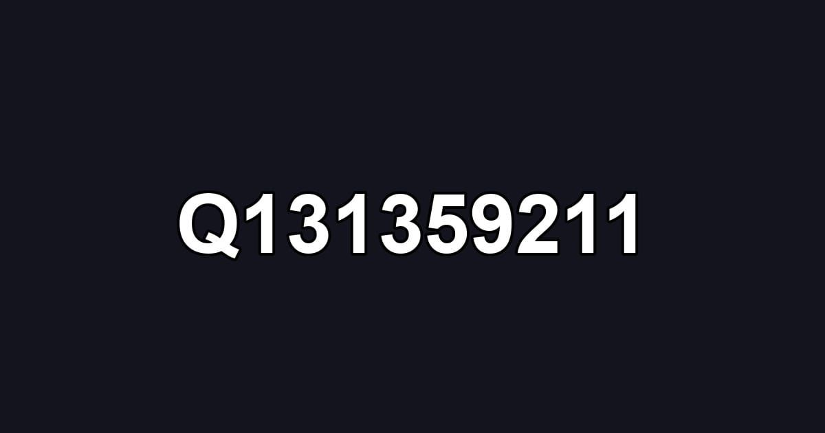 Q131359211