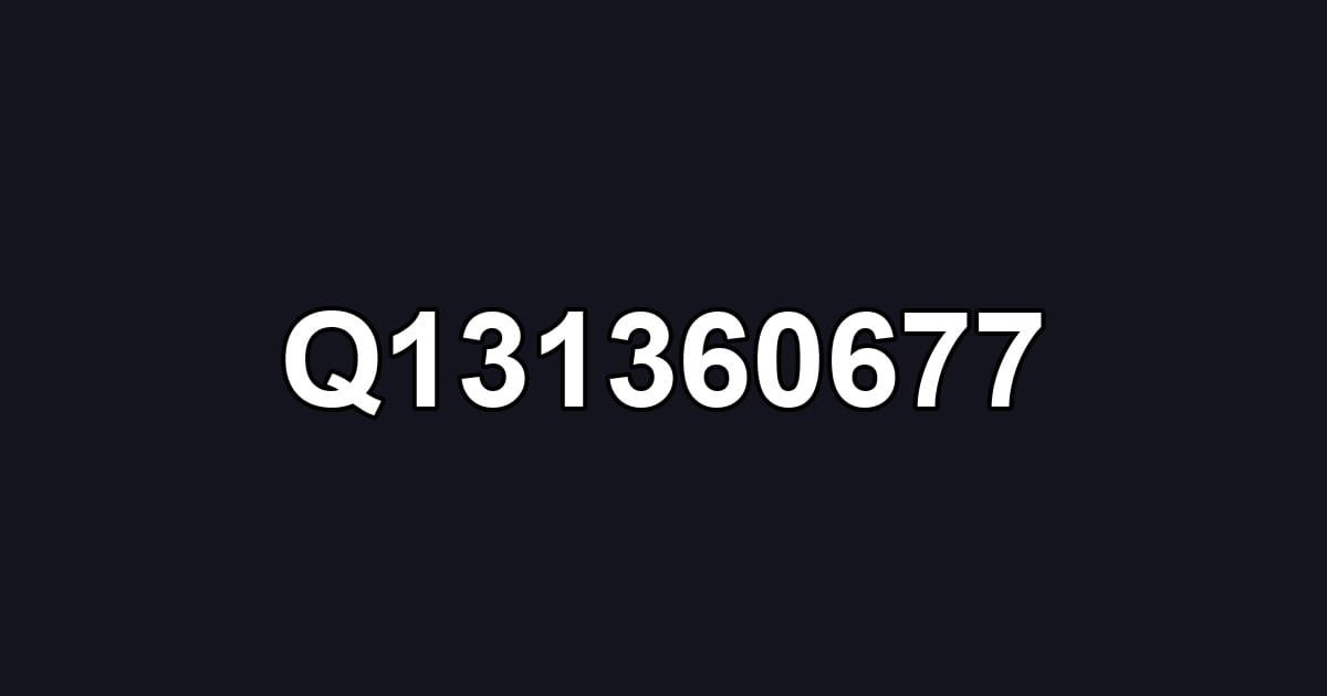 Q131360677