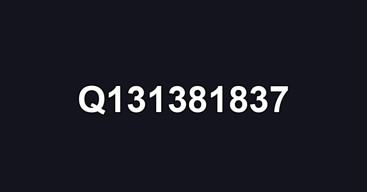 Q131381837