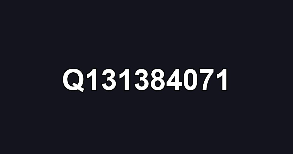 Q131384071