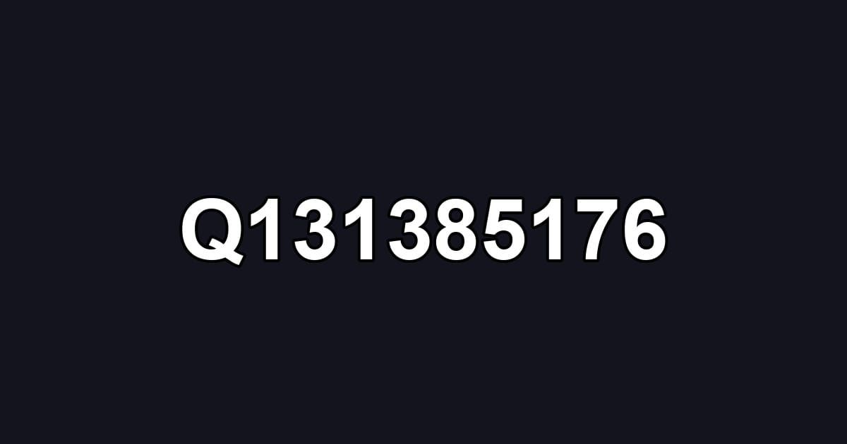 Q131385176