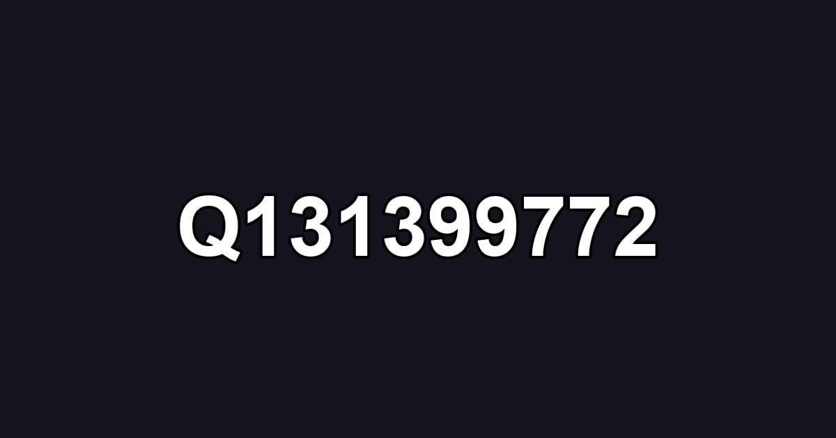 Q131399772