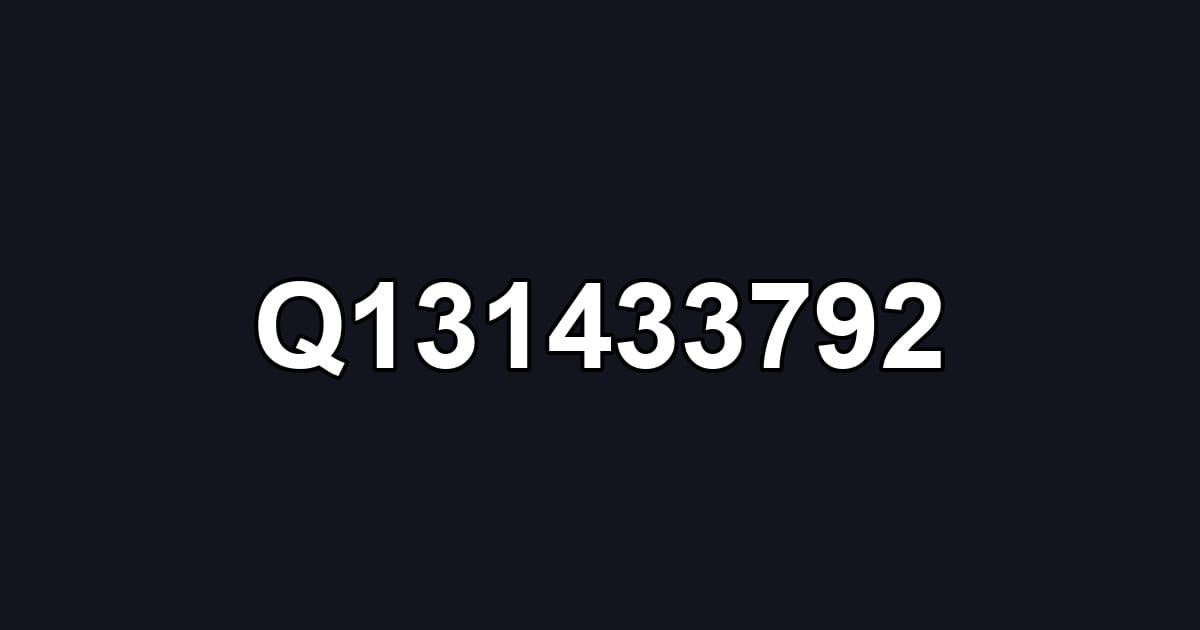 Q131433792