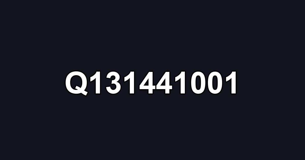 Q131441001