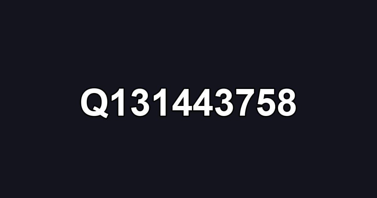 Q131443758