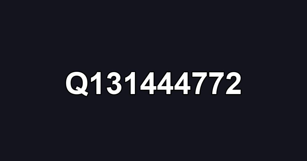 Q131444772
