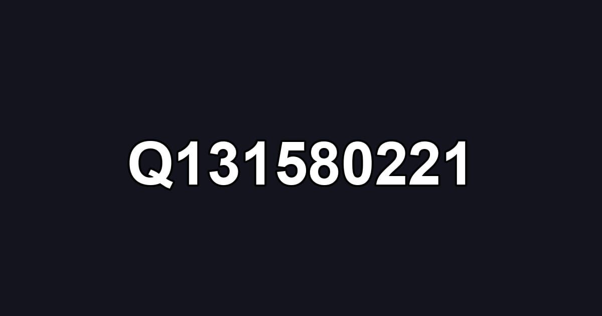 Q131580221