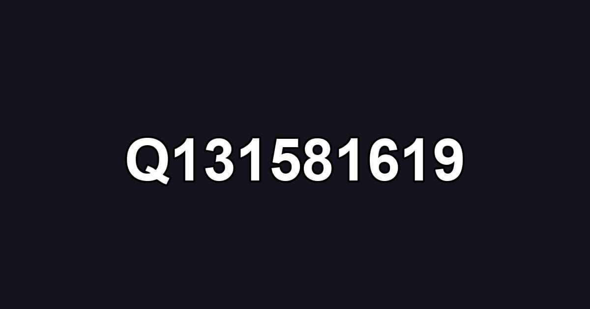Q131581619