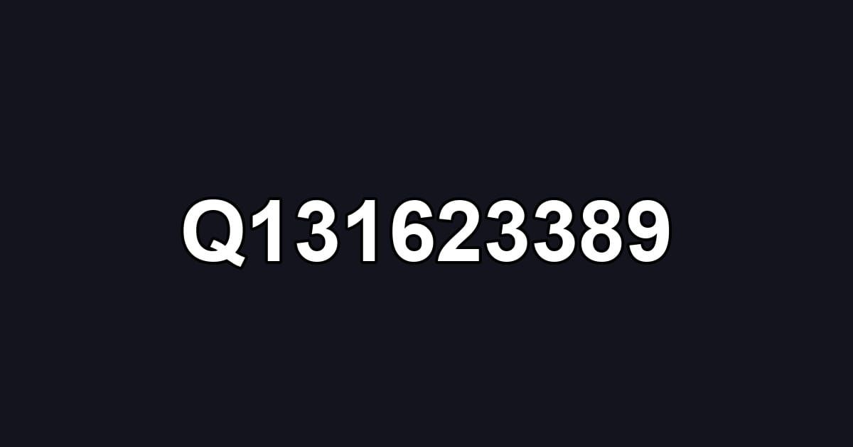 Q131623389