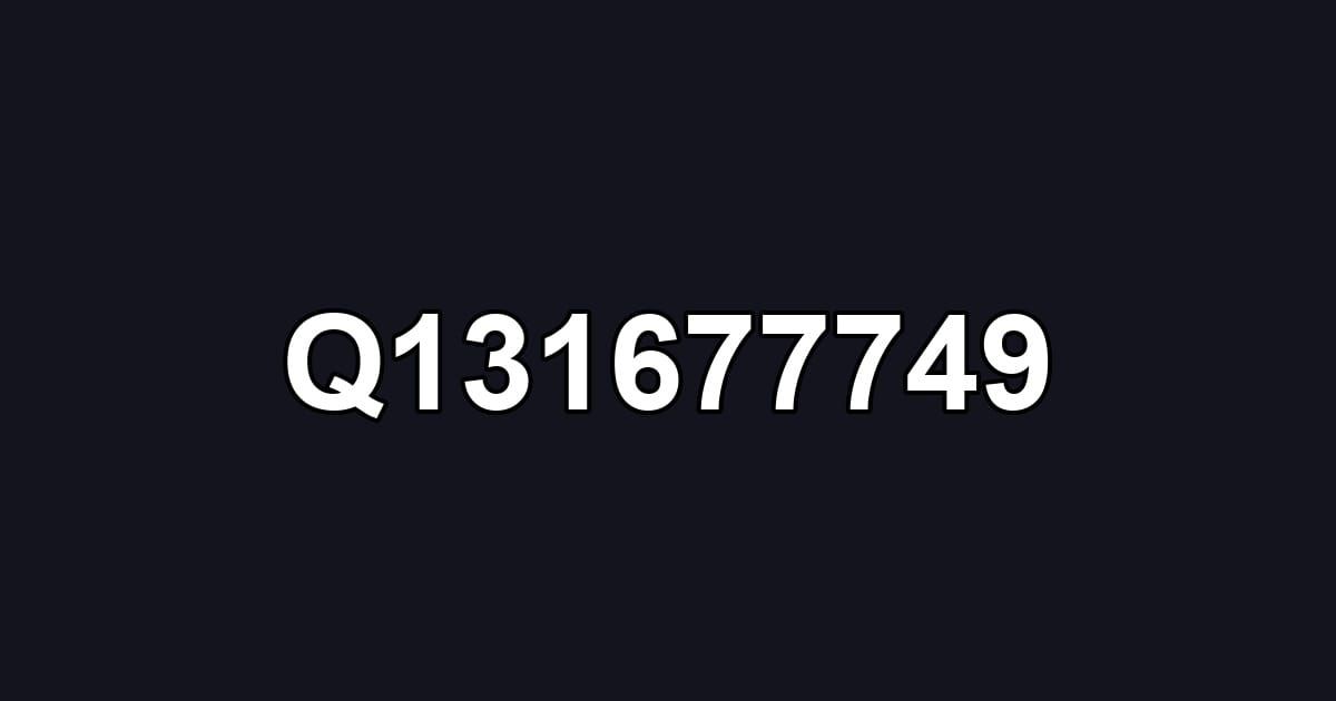 Q131677749