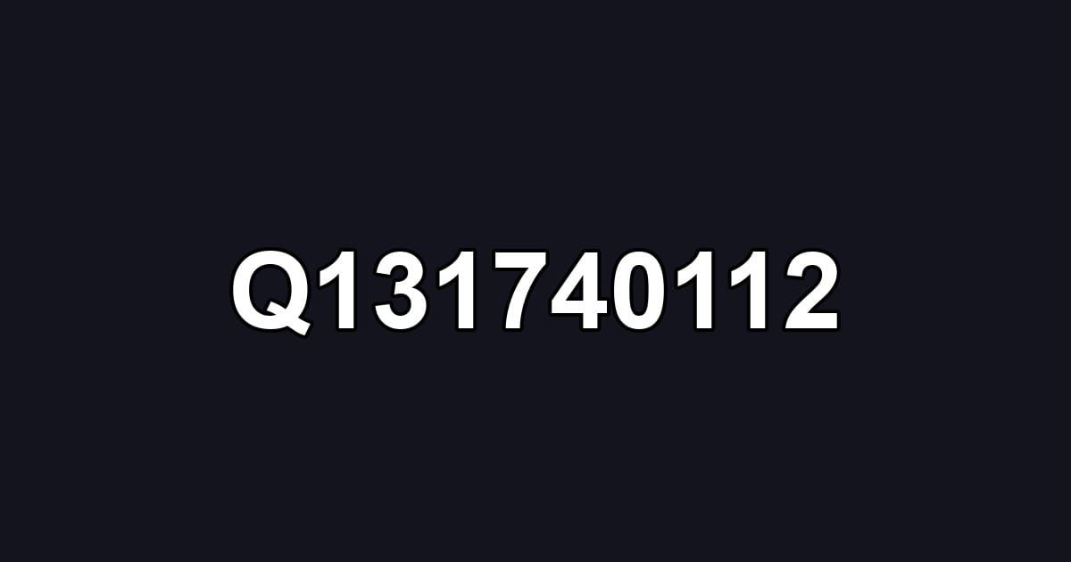 Q131740112