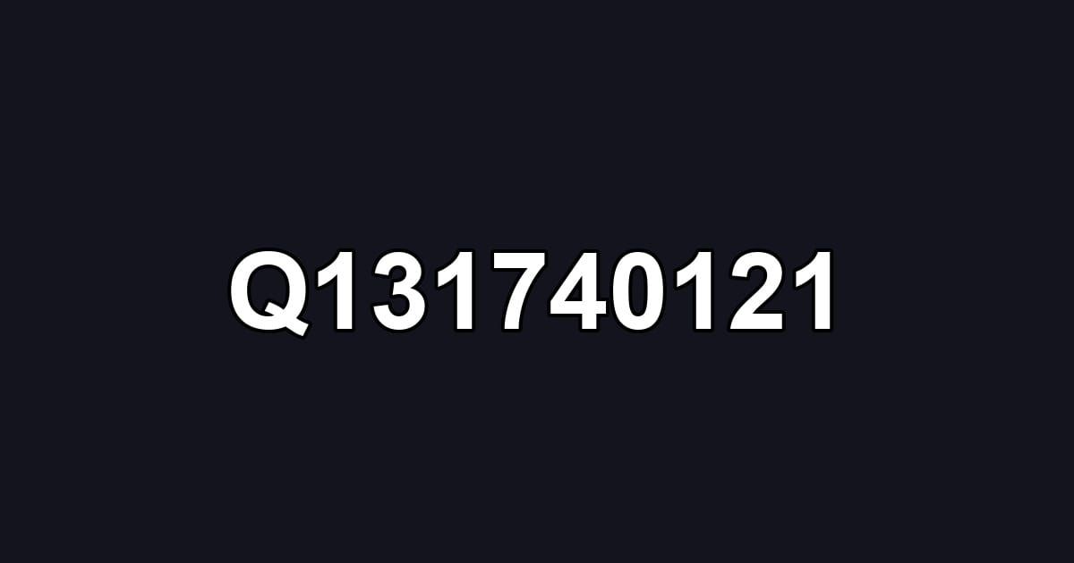 Q131740121