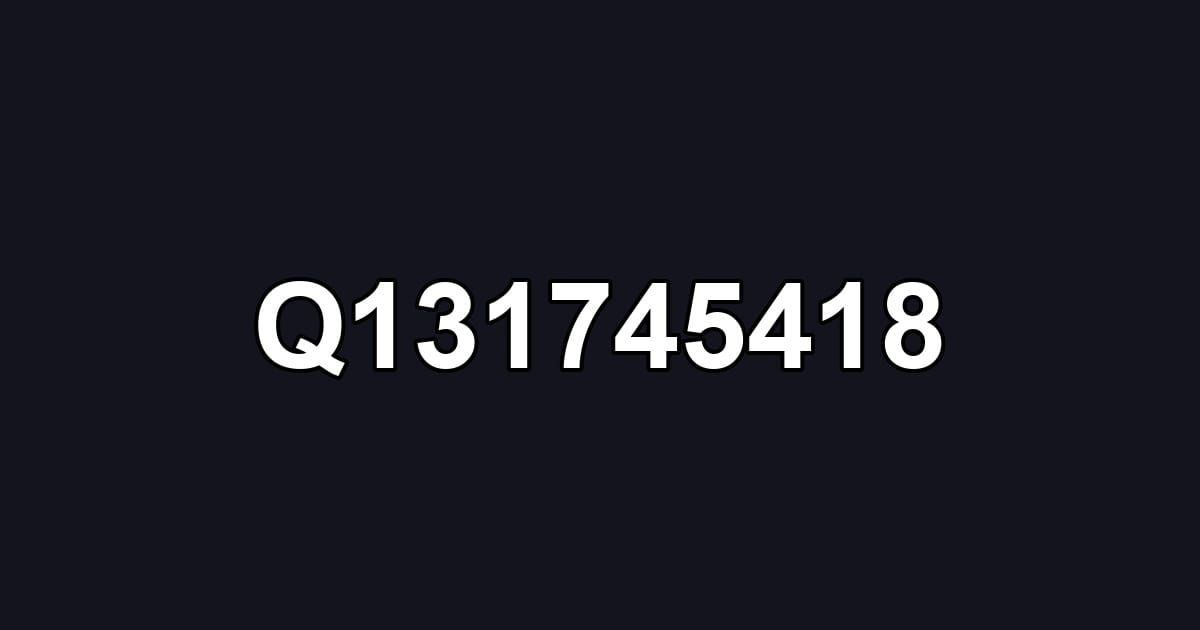 Q131745418