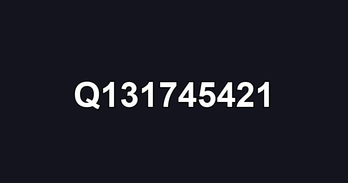 Q131745421
