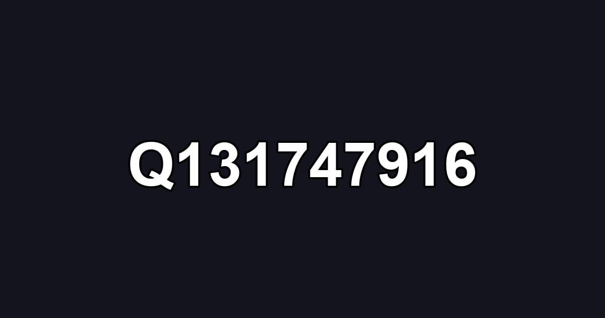 Q131747916