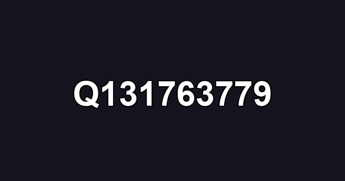 Q131763779