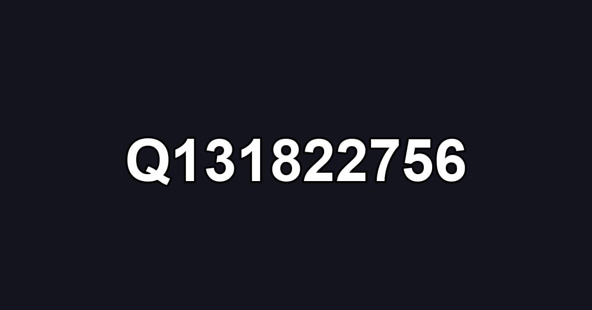Q131822756
