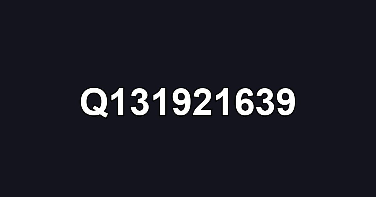 Q131921639