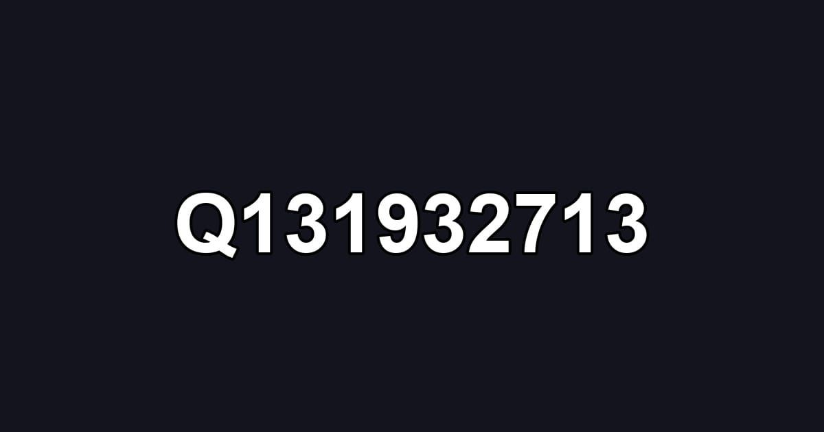 Q131932713