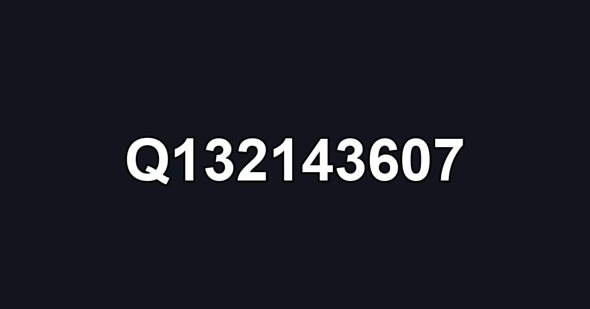 Q132143607