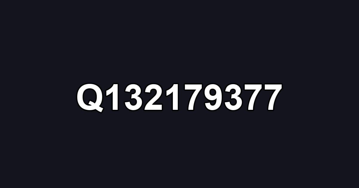 Q132179377