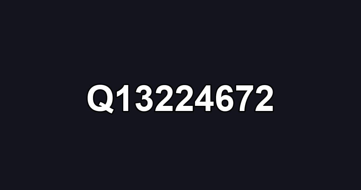 Q13224672