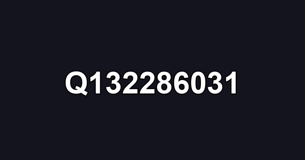 Q132286031