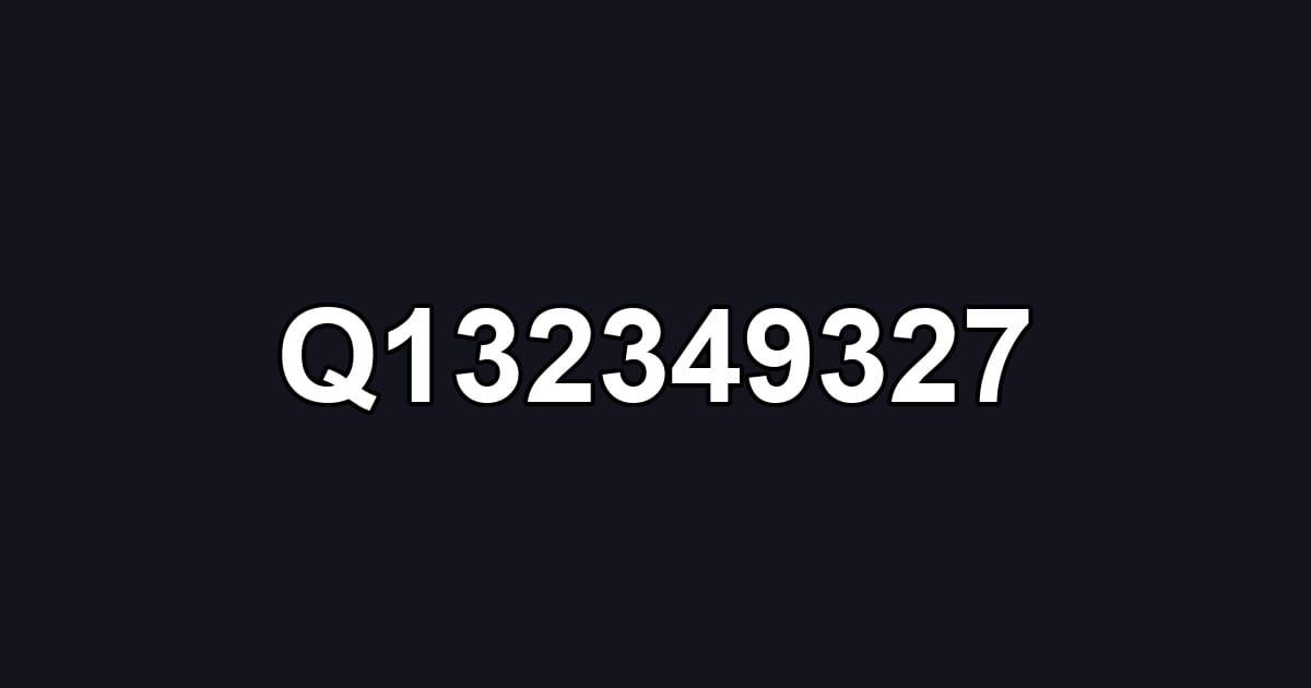 Q132349327