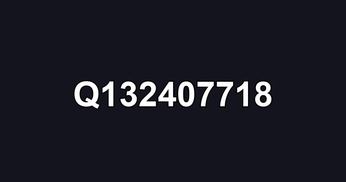 Q132407718