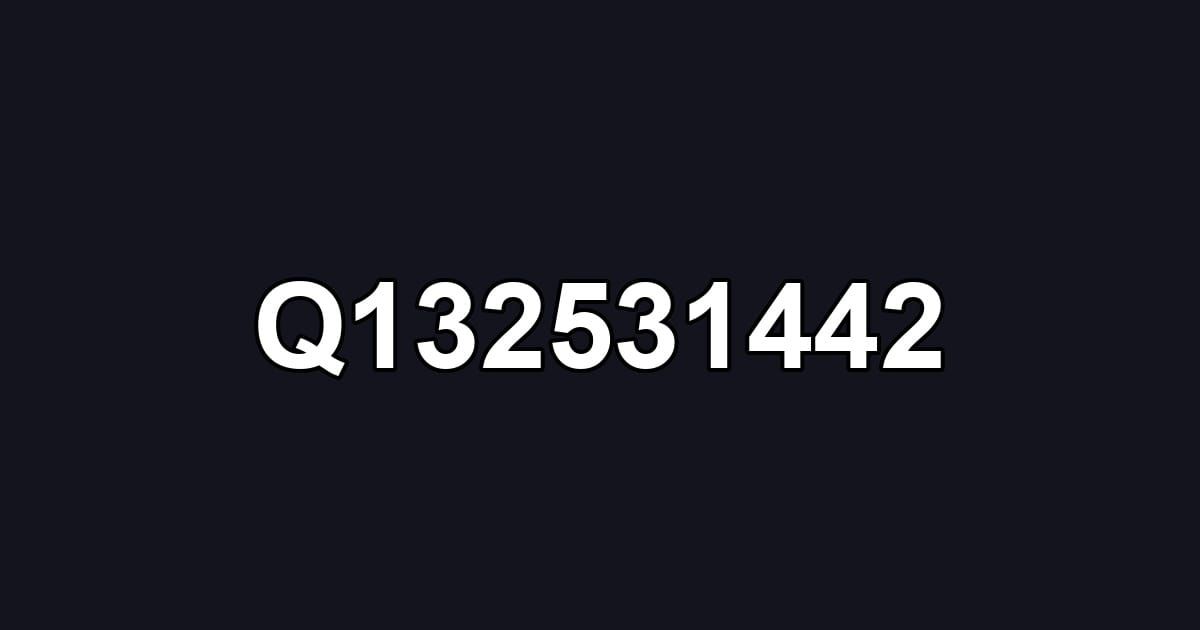 Q132531442