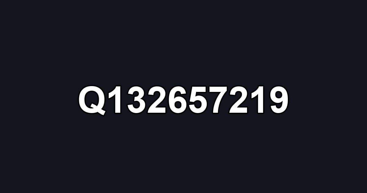 Q132657219