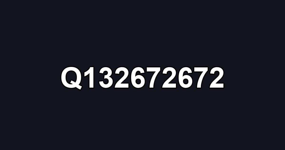Q132672672