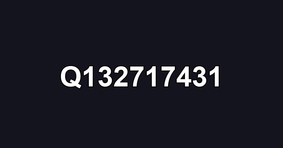 Q132717431