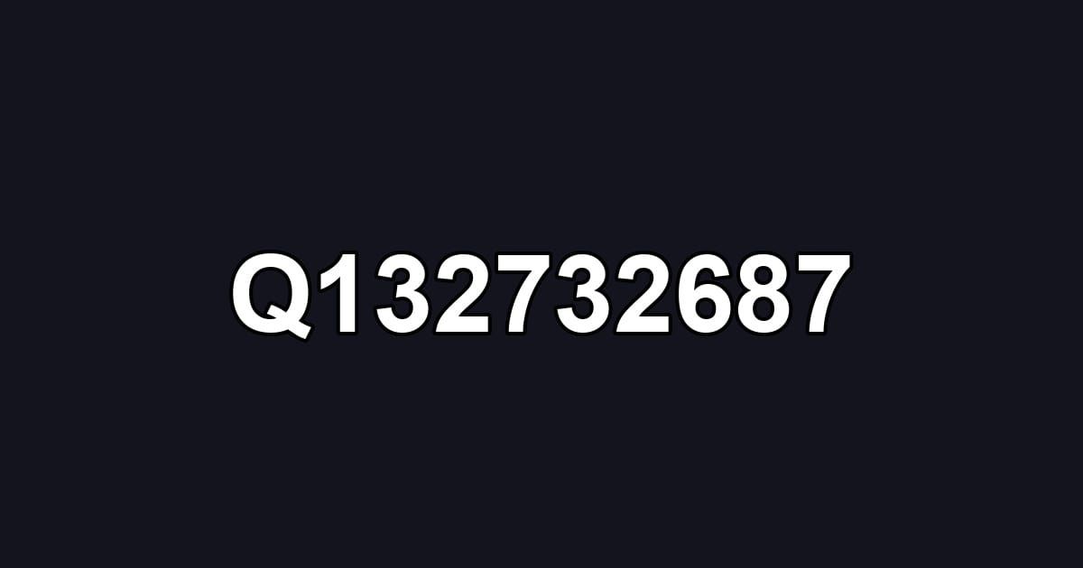 Q132732687