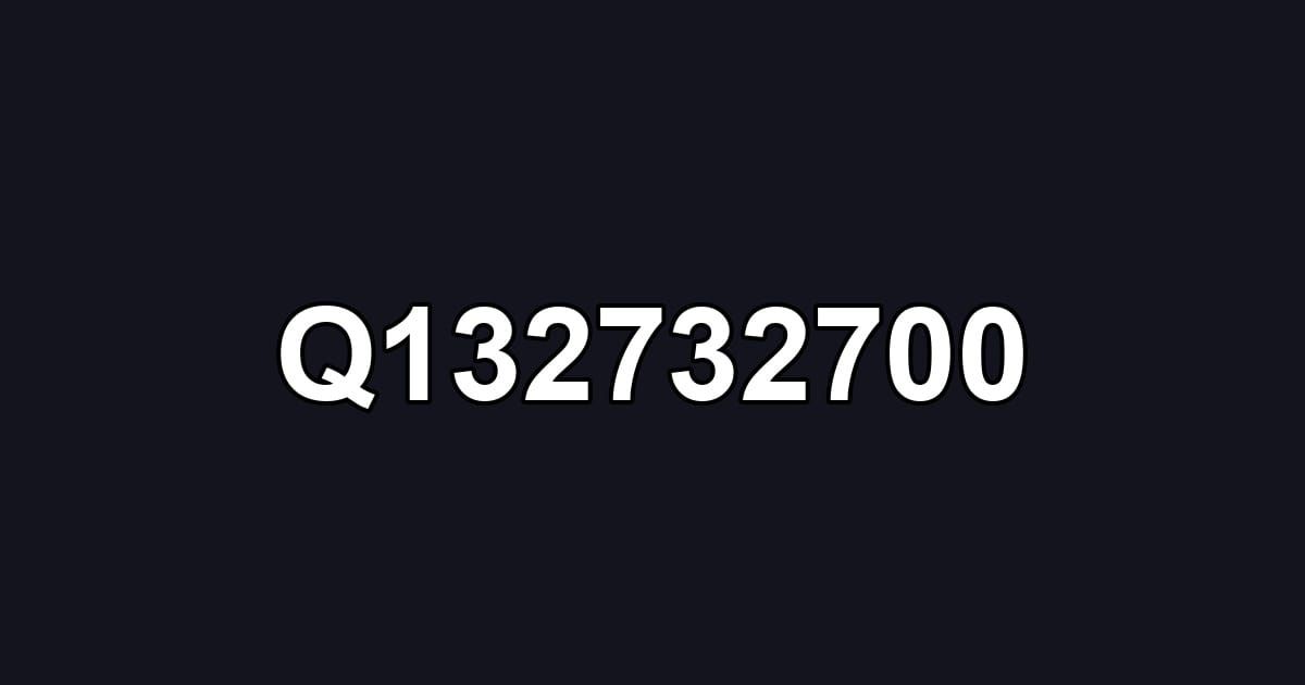 Q132732700